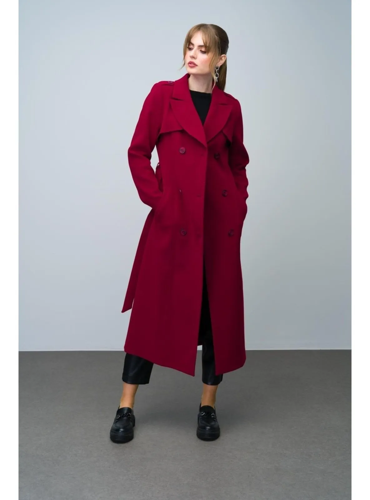 Burgundy - Coat