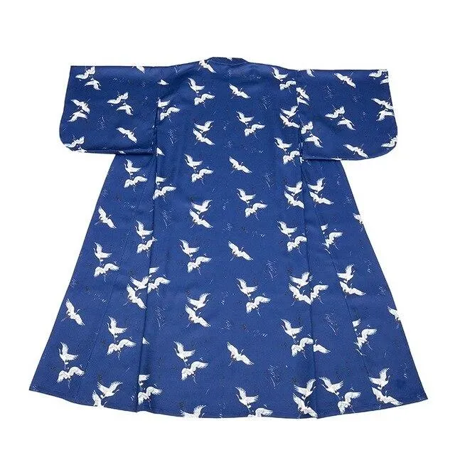 Kimono Femme Bleu Marine